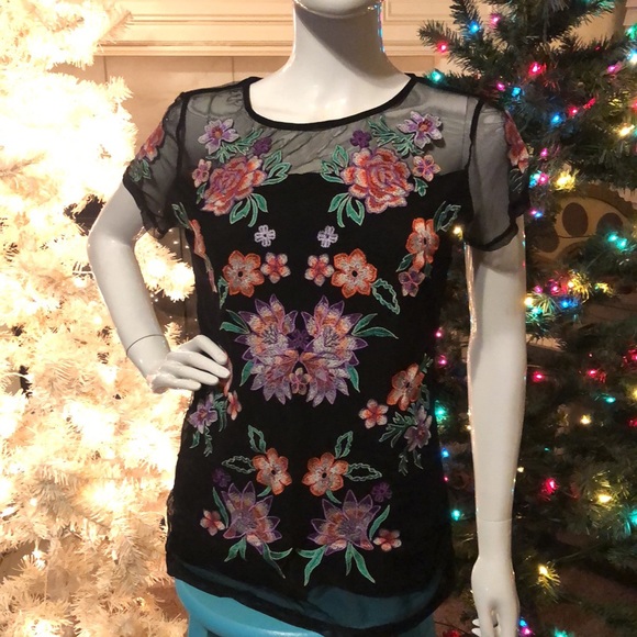 INC International Concepts Tops - INC International Concepts Floral Top